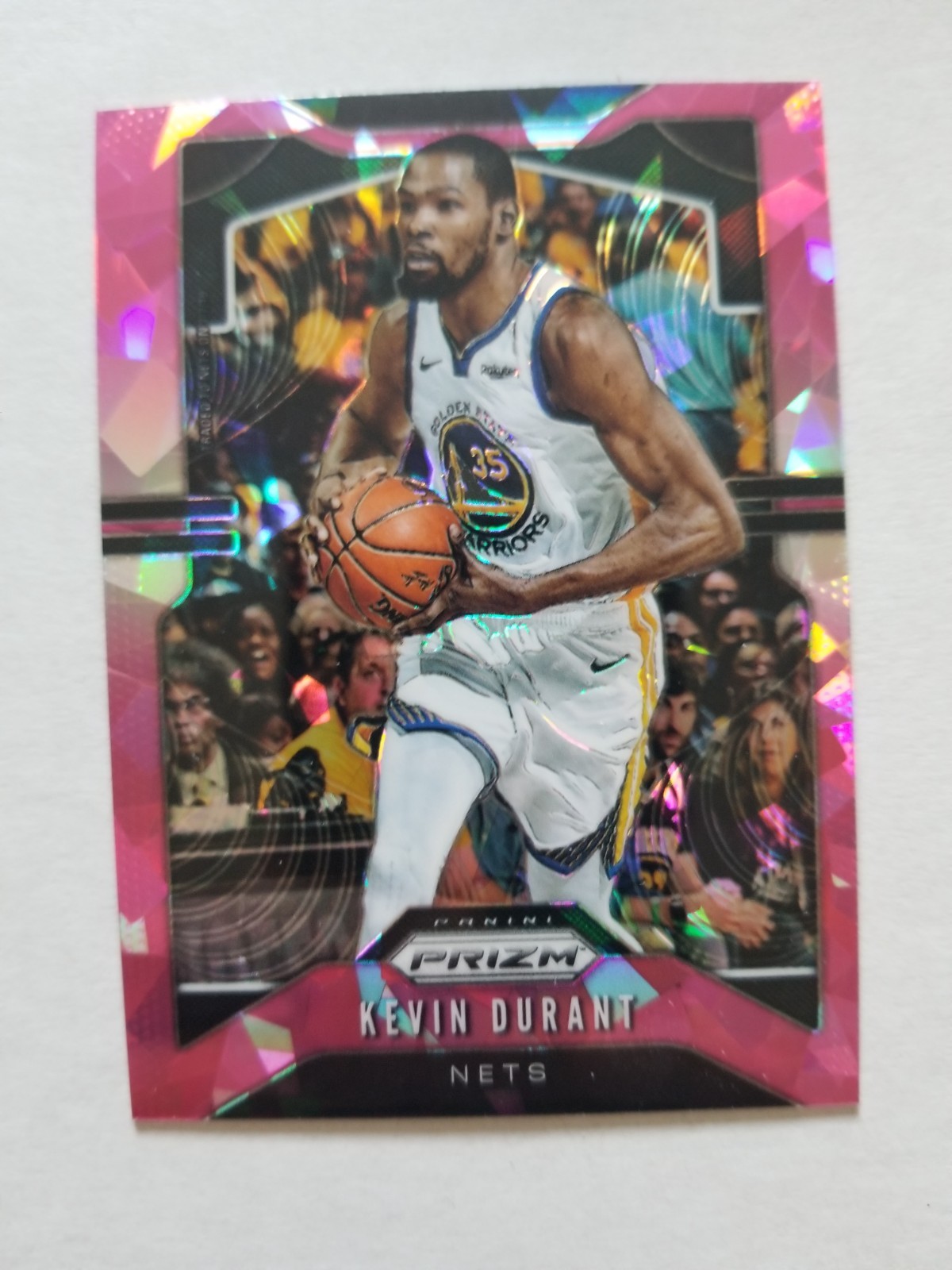 2019-20 Panini Prizm Kevin Durant #210 Pink Ice Prizm Brooklyn Nets