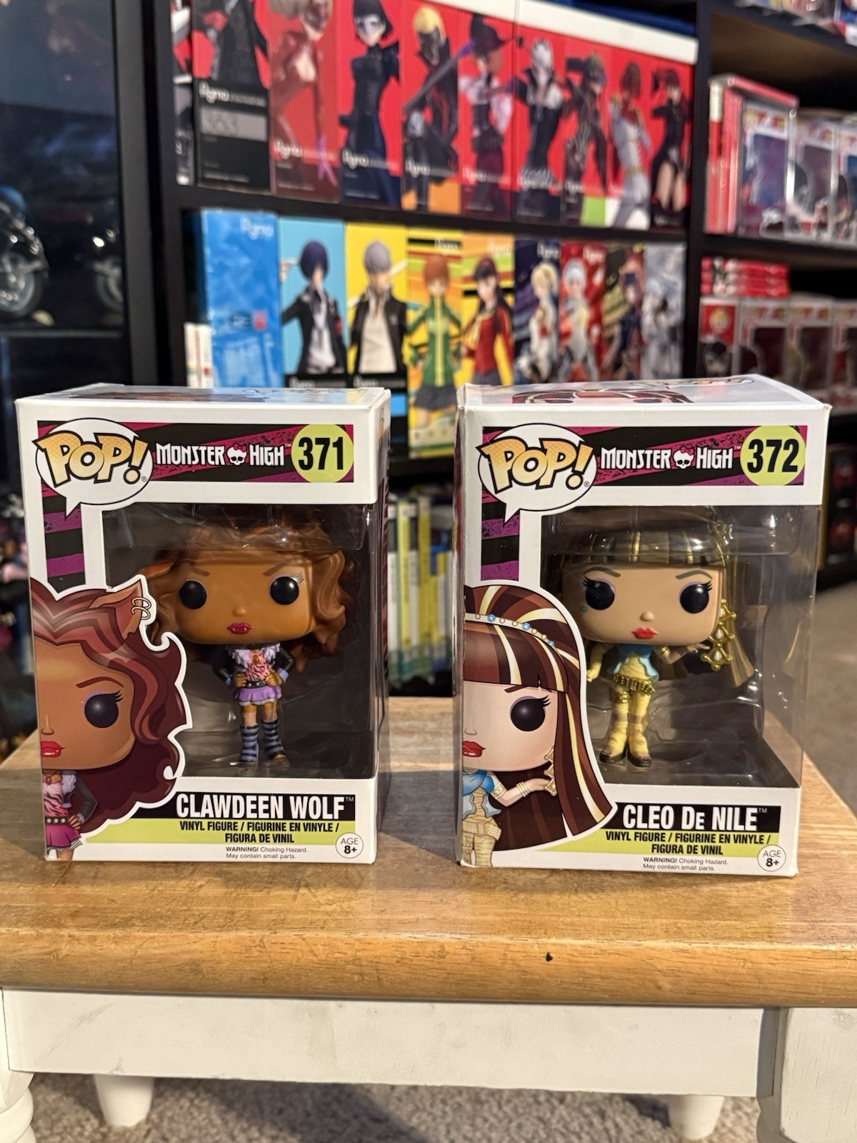 Funko Pop Monster High Cleo de Nile and Clawdeen Wolf Lot of