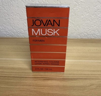 Jovan Musk Aftershave Lotion COTY New Vintage 2oz Full Bottle Original Formula