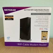 NETGEAR AC1750 WiFi Cable Modem Router C6300-100NAS 
