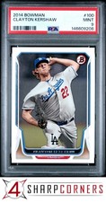 2014 BOWMAN #100 CLAYTON KERSHAW DODGERS PSA 9