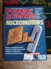 Popular Science Magazine March 1989 Micromotors