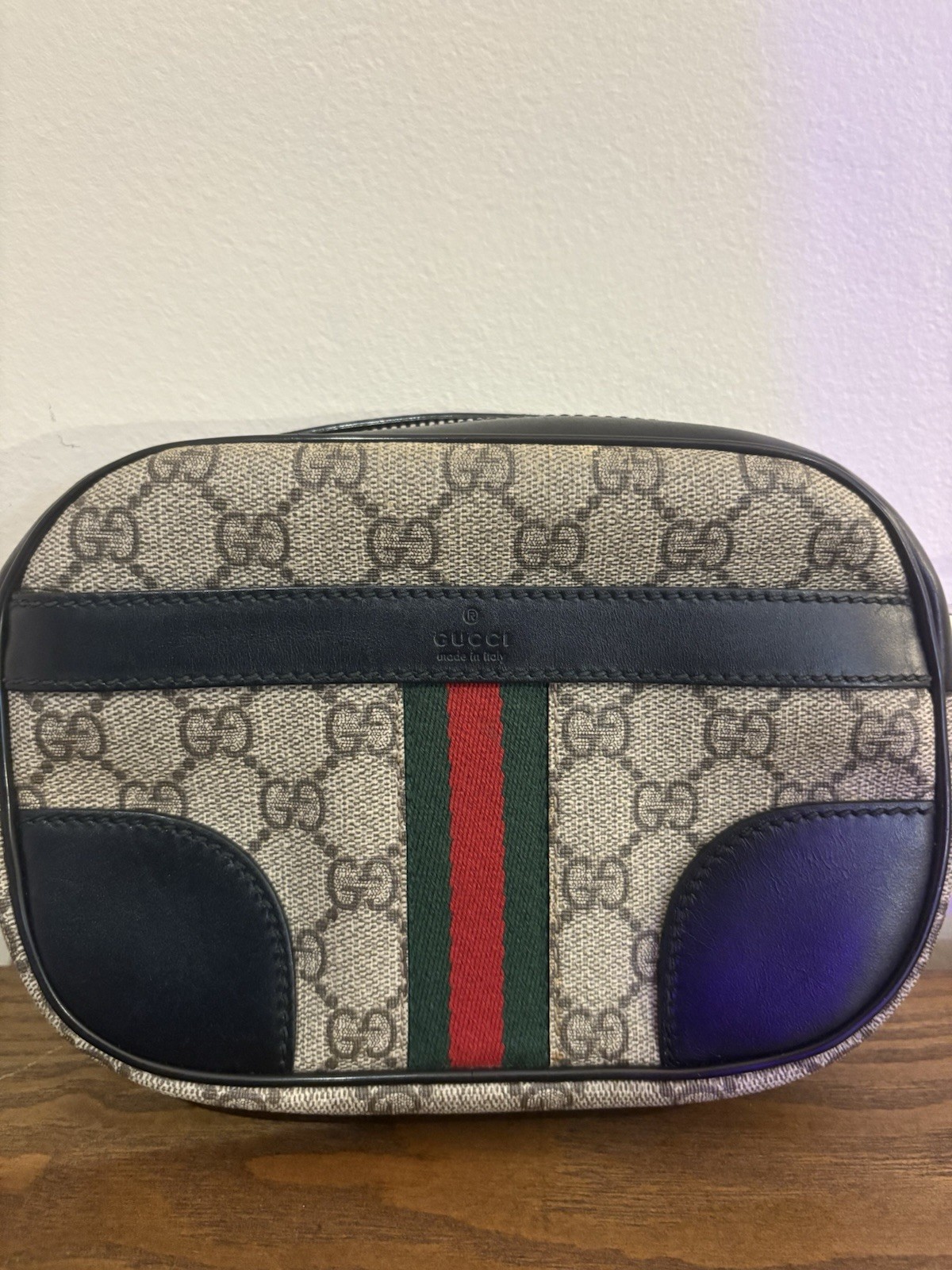 Gucci GG Supreme Monogram Crossbody Bag