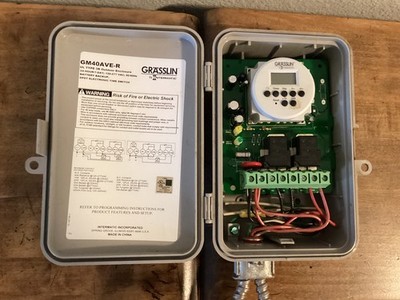 Grasslin GM40AVE-R Intermatic Electronic Timer, 7 day, SPDT, 120-277V AC