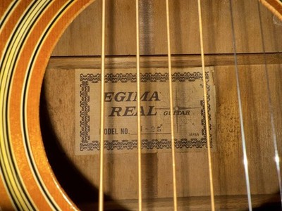 Acoustic Guitar EGIMA REAL J-25 Natural Made in Japan with Hard