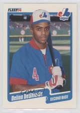 1990 Fleer Update Box Set Wrong Back ( Back) Dave Rohde Delino DeShields 5hy