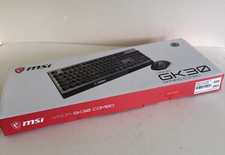 MSI VIGOR GK30 COMBO RGB Gaming Keyboard + Clutch GM11 Gaming Mouse Set - UK...