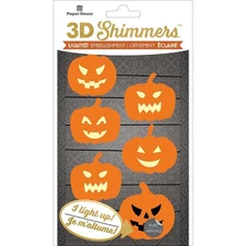 Paper House Led Shimmers Embellishment Pumpkin Garland
