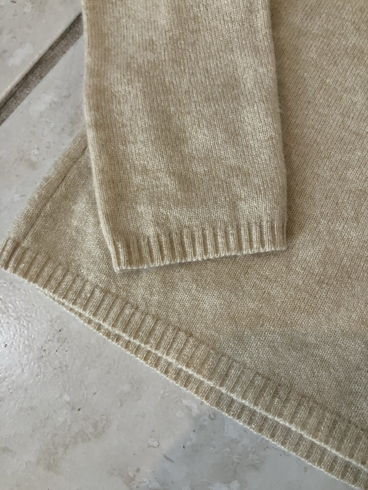 Bloomingdales SUTTON STUDIO Camel Turtleneck Pure… - image 2