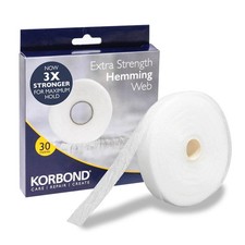KORBOND Strongest Hemming Tape – 72GSM – 30m x 2cm Web - 