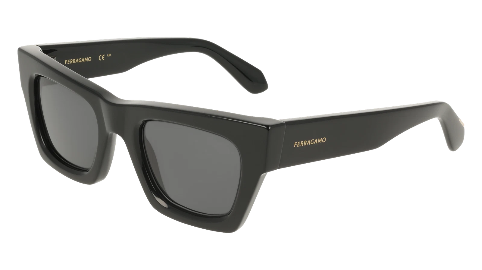 Ferragamo — FERRAGAMO SF2105S 001 BLACK 50/23/145 FEMALE Sunglasses