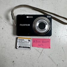 Fujifilm FinePix J38 Black 12.2MP 3x Optical Zoom 2.7" LCD Screen Digital Camera