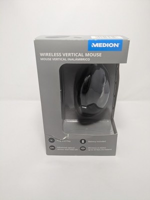 Medion Wireless Vertical Mouse MD 88077 Brand New Sealed