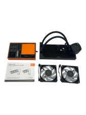 EK Nucleus AIO All-in-One Liquid CPU Cooler with EK FPT Fans, Water Cooling C...