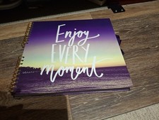 New - Paperchase Scrapbook -  Enjoy Every Moment Theme - 36 Pages & 8 Pockets