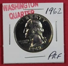 1962 PROOF WASHINGTON QUARTER