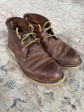 Red Wing Heritage Work Chukka Boots Copper Rough Tough Men's Size 8 D 3137