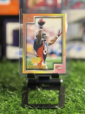 1999 Score Shannon Sharpe GOLD Artist s Proof /10! MINT! Broncos HOFer RARE! 