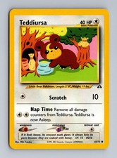 Teddiursa Neo Discovery 65/75 Unlimited LP Pokemon 2001 on eBay