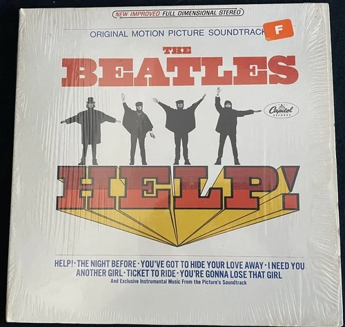 LP-CAPITOL SMAS 2386 -1he Beatles-HELP!-1978 reissue-NM/NM SHRINK-PLAY GRADED