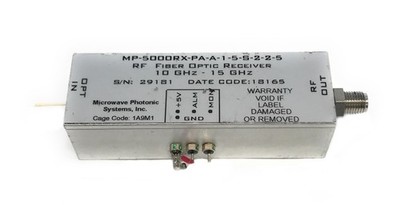 MPSI MP-5000RX RF Fiber Optic Receiver 10 15GHz Microwave Module