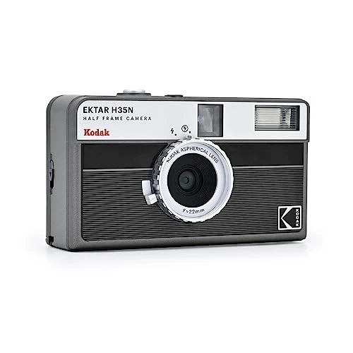 KODAK EKTAR H35N HALF FRAME FILM CAMERA FILM RK0300 - STRIPED BLACK - Image 4 of 4