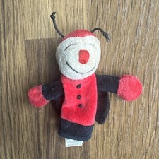 Rare Jellycat Fluttery Ladybird Bug Finger Puppet Soft Plush Toy 3.5" Busy Bug