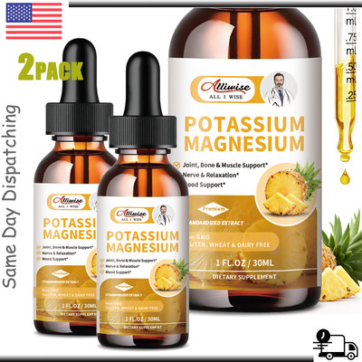 Potassium Magnesium Supplement Liquid - High Absorption Calm Magnesium Complex