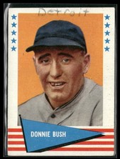 1961 Fleer Baseball Greats (F418-3) #96 Donie Bush (low grade)