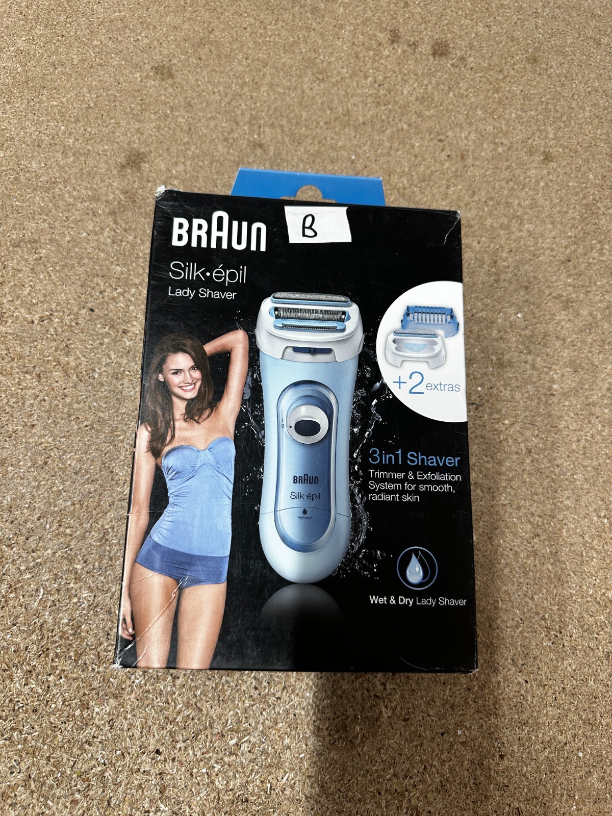 Braun Silk-épil Lady Shaver 5-160 Rasoio Elettrico Femminile 3-in-1 a Batteria
