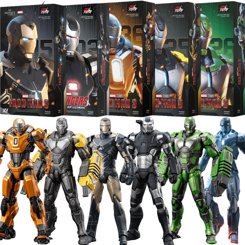 New ZD Toys Marvel Avengers 1/10 Iron Man MK26 Action Figure