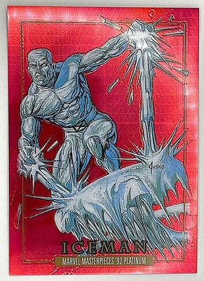 2024 Marvel Masterpieces '92  . 40   Ice-Man   Red Prism #472/492