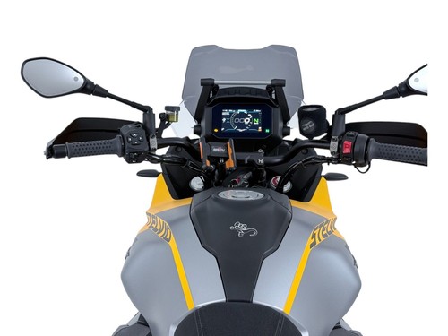 WRS WINDSCREEN SPORT DARK SMOKED FOR MOTO GUZZI STELVIO 2024-2025 - Picture 5 of 7