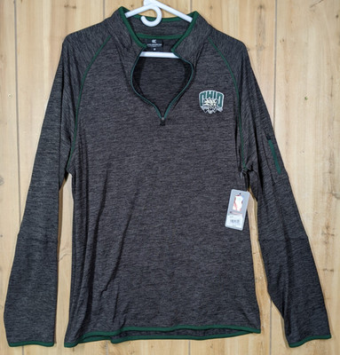 Colosseum Ohio Bobcats 1/4 Zip Pullover Men's M Performance Athletic Gray NCAA