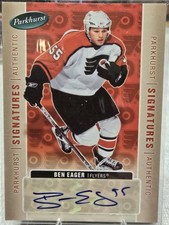 2005-06 Parkhurst - Signatures Ben Eager #BE (AU, RC)