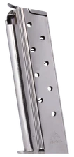 Mec-Gar MGCGGOV38N Standard  Nickel Detachable 9rd 38 Super for 1911 Government 
