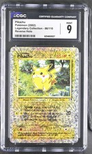 CGC 9 MINT Pikachu 86/110 Legendary Collection) Reverse Holo Pokemon Card on eBay