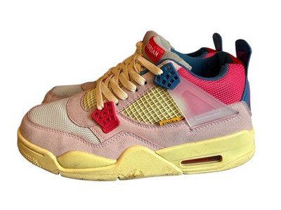 Union La x Air Jordan 4 Retro ''Guava Ice'' Herren Größe 7,5 Schnürschuhe Nike Air
