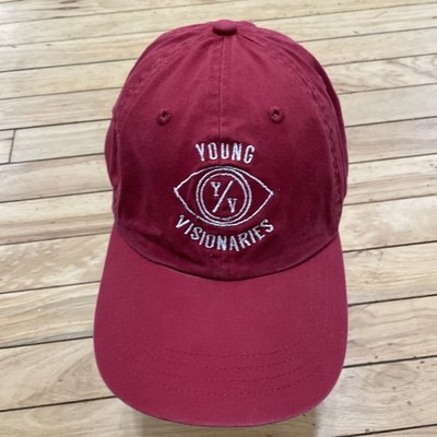 Young Visionaries SnapBack DECKY Hat Red White Eye Logo Style 760 Y2k Streetwear
