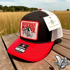 Retro Bush Hog Machinery Richardson 112 Vintage Farm Equipment Trucker Hat