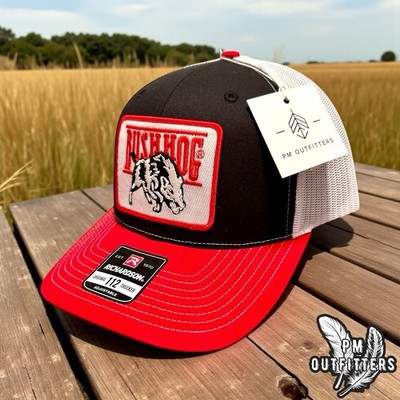 Retro Bush Hog Machinery Richardson 112 Vintage Farm Equipment Trucker Hat