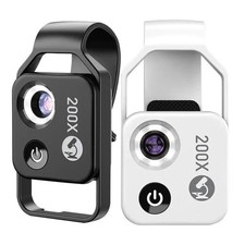 2025 Nano Zoom 200x Lens for iPhone Android HighTech Clip-On Magnification Zoom