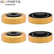 Aluminum Plastic Isolation Feet Pad Stand Damper For AMP Speaker PC CD 45 15mm