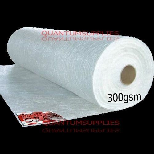 300gsm FIBREGLASS MATTING 1m x 1m CHOPPED STRAND MAT FOR RESIN GRP WORK - Picture 1 of 1