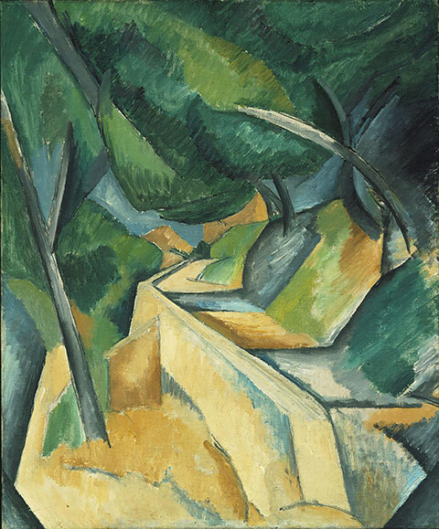 Georges Braque : Road Near L : 1907 : Archival Quality Art