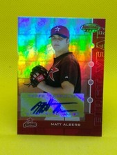 Matt Albers 2005 Bowman's Best First Year AUTOGRAPH #132 Houston Astros 123/199