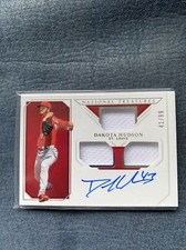 2019 Panini NT Dakota Hudson 3 patch autograph 41/99