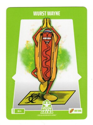 BO JACKSON BATTLE ARENA ~ HOT DOG ~ #HD-6 ~ WURST WAYNE