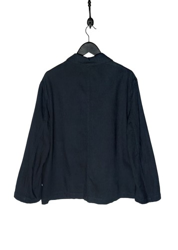 The Row Navy Blue Oversized Cotton Beckman Chore Jacket - XSMALL - Picture 3 of 8