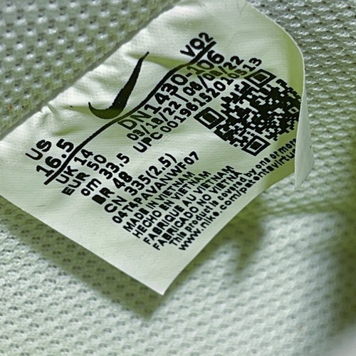 Nike Air Force 1 Next Nature 2022 Size 16.5 EU 50 White Iconic Eco Friendly - Picture 8 of 10